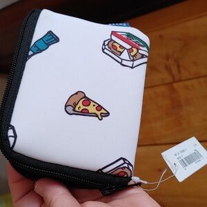 NWT Beams Unisex Graphic Zip Around Pouch